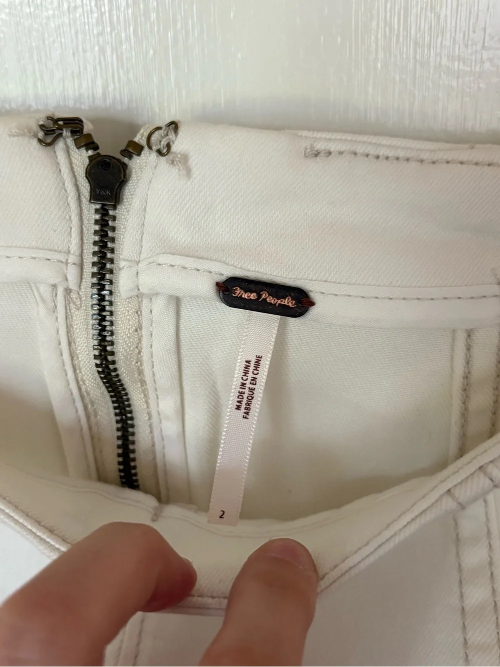 NWT Free People White Skirt